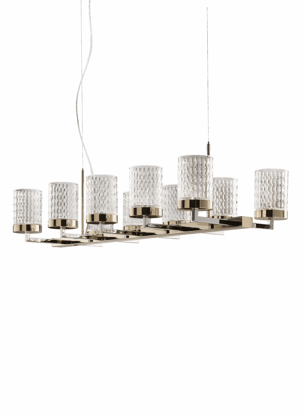 Quarzo- Kronleuchter - 10 Lichter