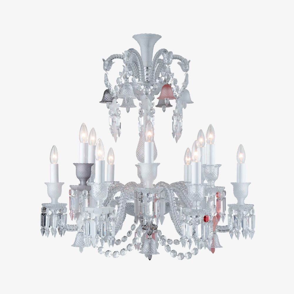 "Zénith Flou" Chandelier - 8 Lights
