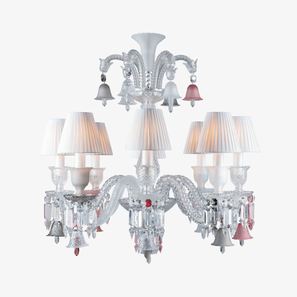 "Zénith Flou" Chandelier - 8 Lights