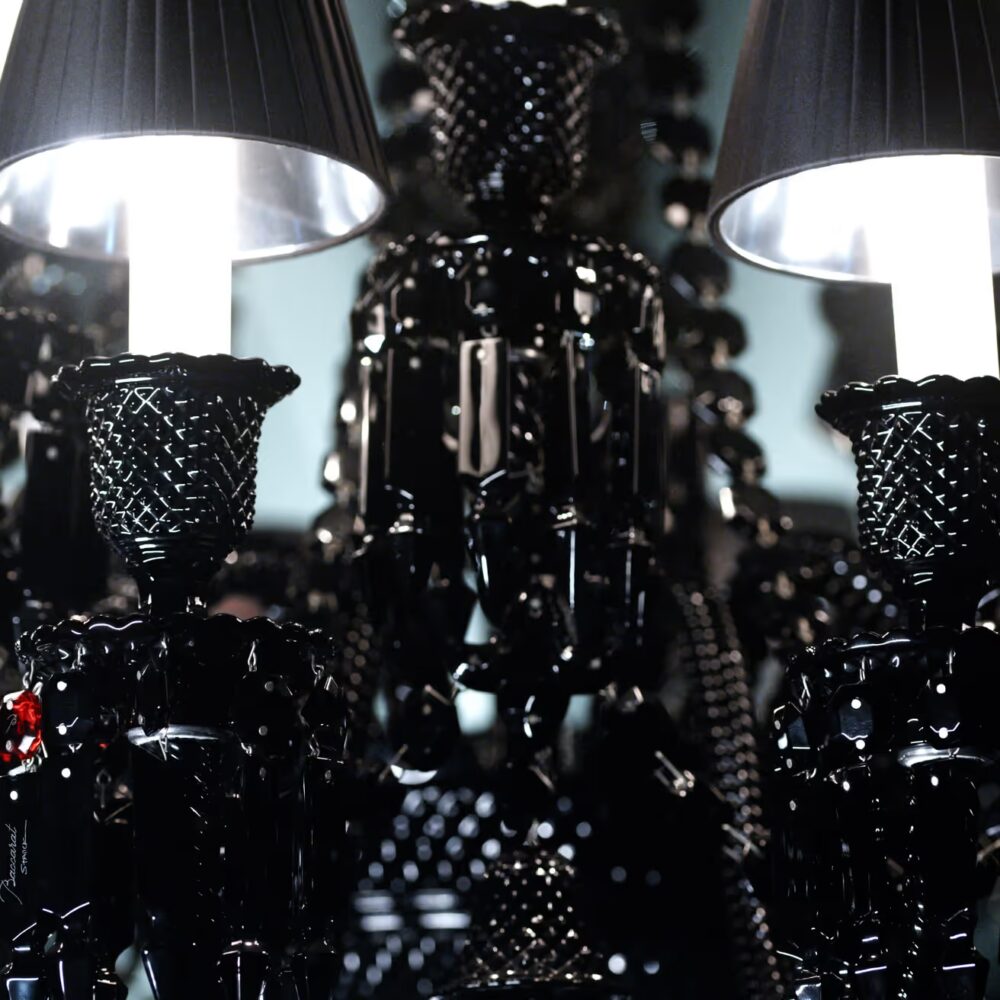 "Zénith Noir" Chandelier black - 24 Lights