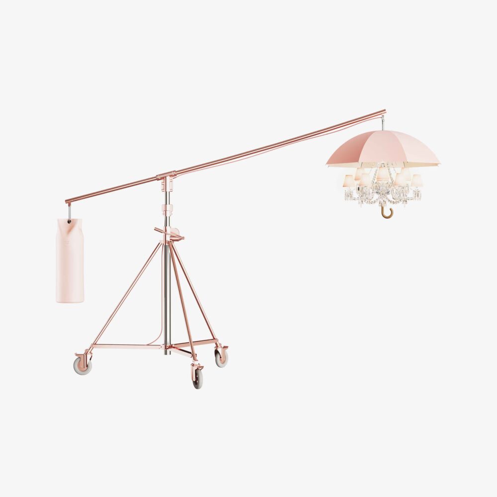 "Marie - Coquine" Floor Lamp - Rosit Limited Edition - Baccarat & Philippe Starck
