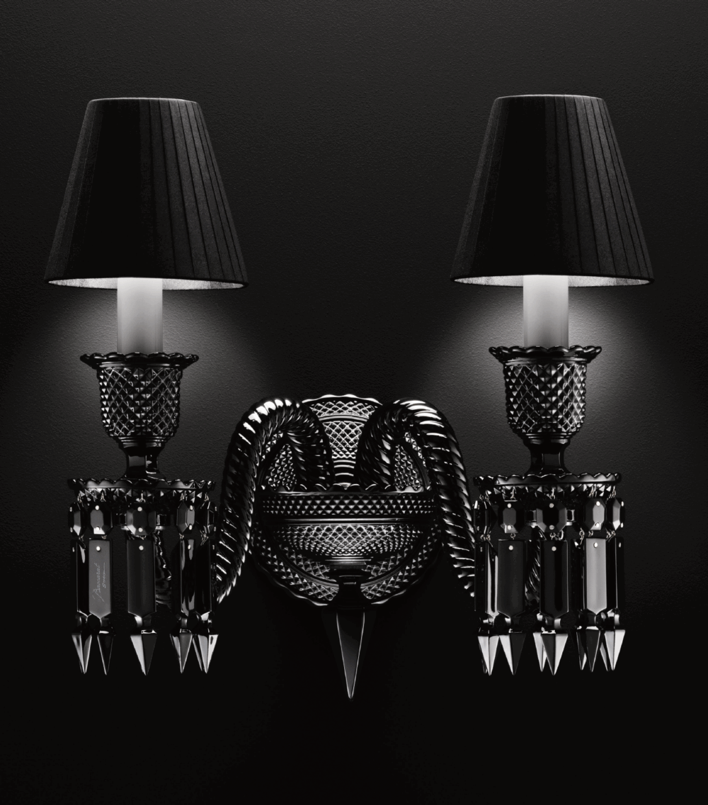 "Zénith Noir" Wall Light black -2 Lights